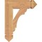 Ekena Millwork Olympic Arts & Crafts Smooth Bracket, Western Red Cedar, 3 1/2"W x 14"D x 18"H BKT04X14X18OLY03SWR - alternate 3